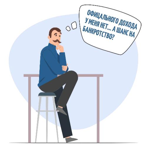 Банкротство без официального дохода. Узнай больше! 